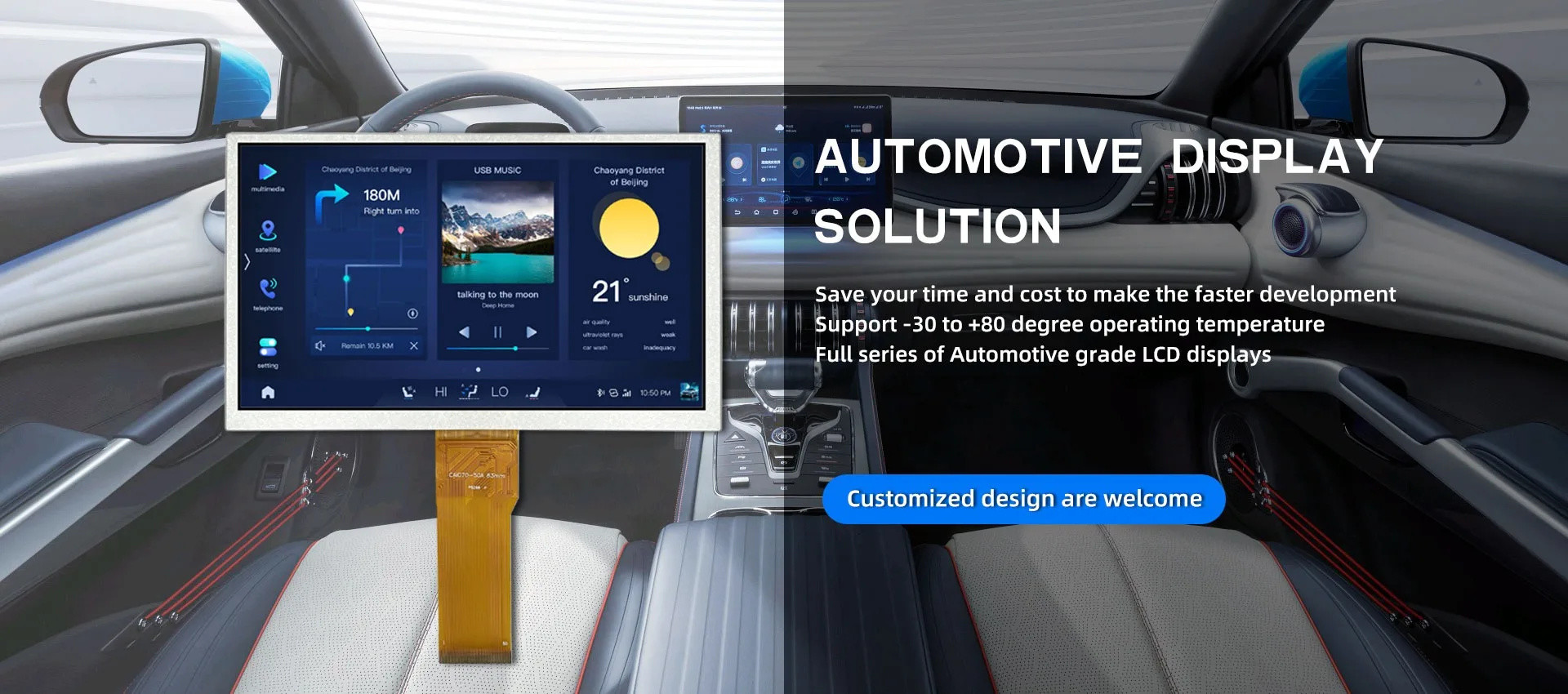 qualidade Exibição LCD TFT fábrica