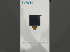 Tela quadrada LCD de 4 polegadas, resolução 480 * 480, interface MIPI/RGB, tela de exibição do player do painel de interruptores 86