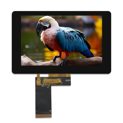 Ecrã de visualização de alta luminosidade de 5 polegadas 1500cd/m2 externo com resolução 800 * 480