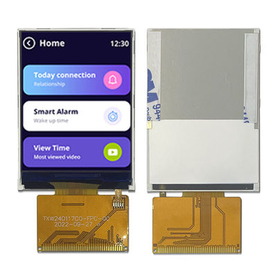 2.4 polegadas 240 * 320 módulo de exibição de porta serial MCU interface 350 brilho