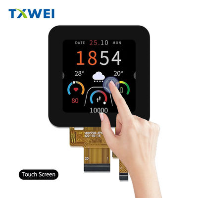 1.54 polegadas 240 * 240IPS controle remoto inteligente pequenos aparelhos domésticos quadrado LCD e tela sensível ao toque