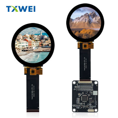 2.1 polegadas circular 480 * 480 porta serial 400cd/m 2 capacitivo touch screen impressora 3D, aparelho doméstico LCD