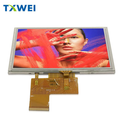 Alto brilho 550 nits Painel LCD IPS 800x480 5 polegadas TFT LCD Display