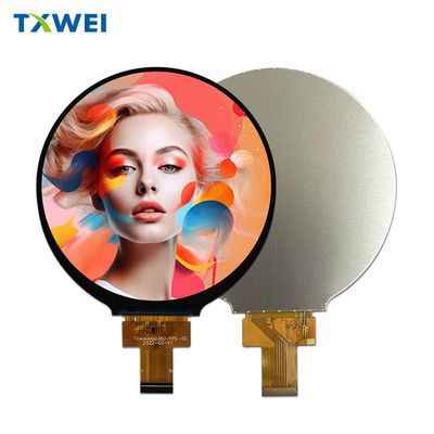 4.0 polegadas TFT ecrã de exibição circular a cores inteiras interface MIPI a cores inteiras TFT ecrã LCD 450cd/M2