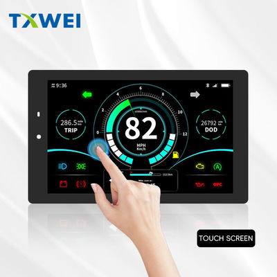 7-inch 600X1024 Resolução 800cd/m2 Painel de instrumentos de veículos elétricos TFT LCD Display Interface MIPI