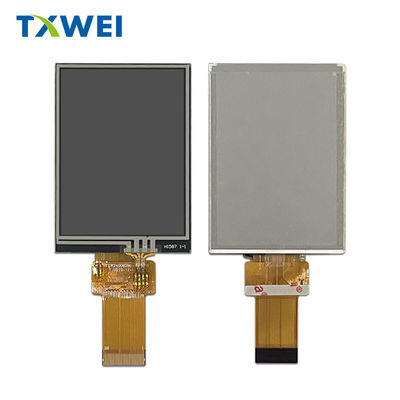 2.4 polegadas 240 * 320 Resistivo touch screen com 350nits E MCU 8 / SPI4 Interface