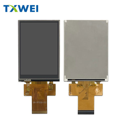 3.2 polegadas 240 * 320 tela sensível ao toque resistiva de alta definição com 300nits e interface MCU