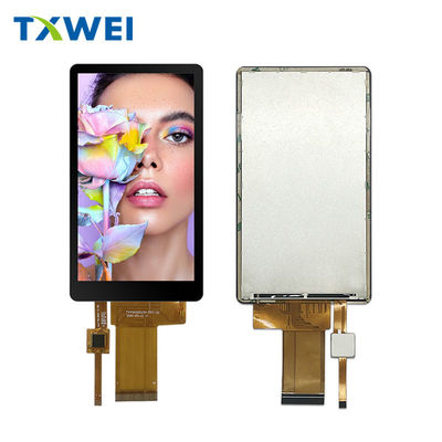 4Display LCD RGB de 0,5 polegadas com ângulo de visão completo e toque capacitivo de 40 pines para telas verticais e horizontais
