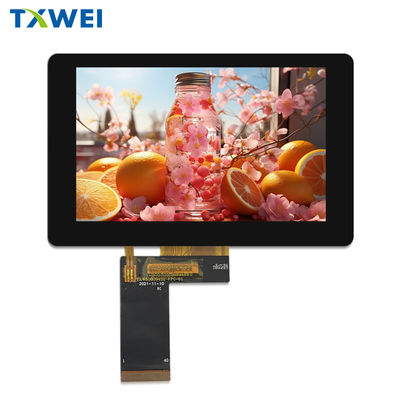 Módulo de exibição LCD TFT de 5 polegadas com tela sensível ao toque 800x480
