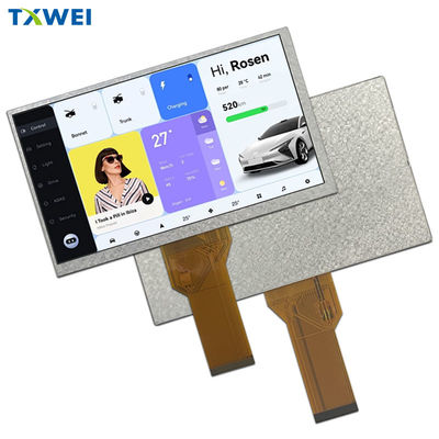 7 polegadas 800 * 480 Painel de instrumentos do veículo interface RGB LCD