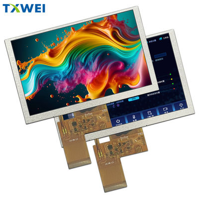 Ecrã LCD de 5 polegadas com resolução IPS 800*480