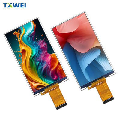 5.0 polegadas 480x854 Resolução 400nits RGB 24 BIT Interface TFT LCD Panel 5