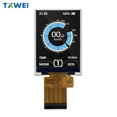 2.4 polegadas 240*320 luminosidade 450cd/m2 gravador de condução TFT ecrã LCD