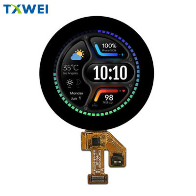 1.3 polegadas 240x240 Display LCD circular com SPI Interface Asahi Vidro Material de cobertura de vidro temperado