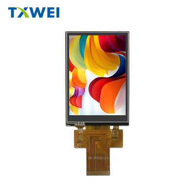 Display LCD de pequeno tamanho IPS TFT 240x320 com display LCD touch resistivo de 3,2 polegadas