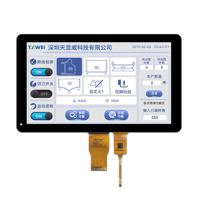 10Módulo LCD TFT de 1 polegada 1024*600 Interface RGB Todos os ângulos de visualização Ips Touch Screen