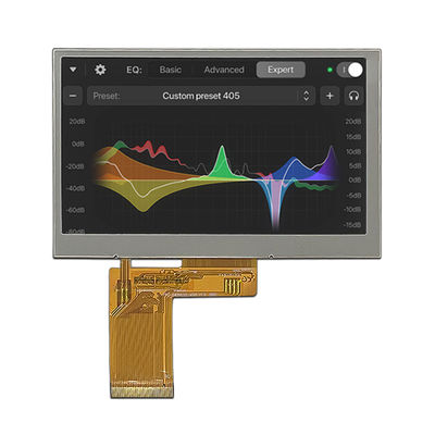 Módulo de exibição de alta luminosidade 4.3 tft ips 480*272 pcap 4,3 polegadas tft ecrã LCD
