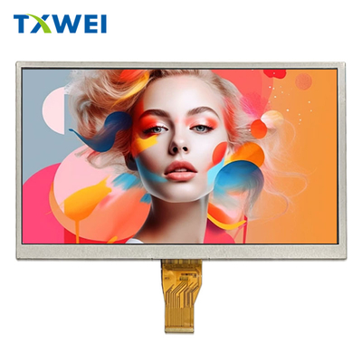 Tela de exibição LCD IPS médica de alta definição de 10,1 polegadas 1024 * 600 LVDS para controle industrial