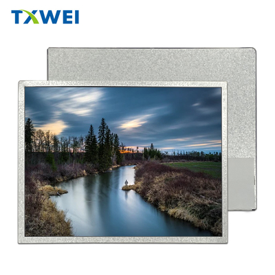 Alta gama de cores Alta luminosidade tela LCD tocável 10,4 polegadas 1024 * 768 LVDS ampla temperatura