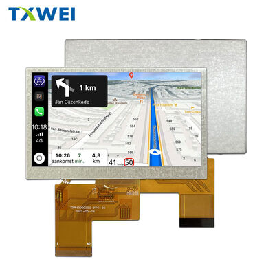4.3 inch LCD screen 1200 high brightness 800*480 outdoor high brightness equipment display electric vehicle dashboard display screen