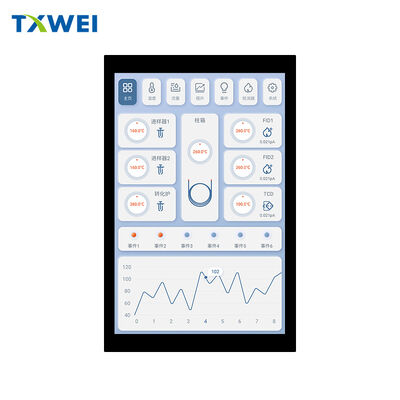 Tela de exibição de 8 polegadas, tela vertical mipi, tela sensível ao toque embutida, alto-falante inteligente, painel de exibição de tablet industrial